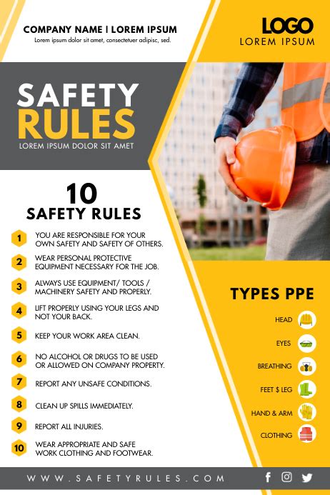 Safety Flyer Template